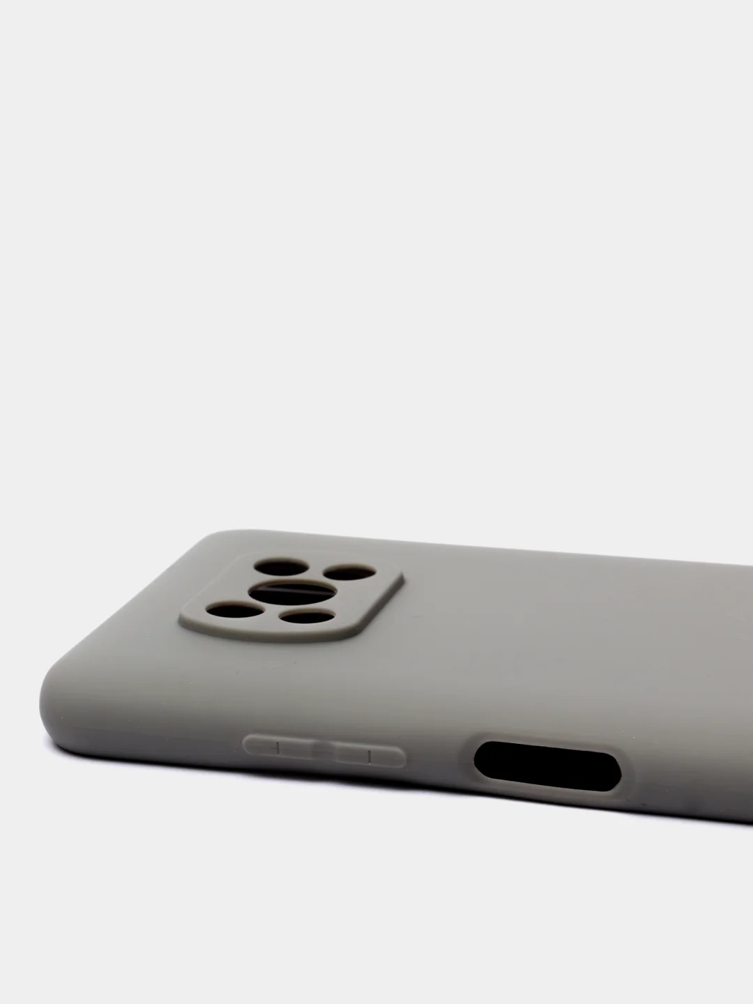 Серый чехол Xiaomi Poco X3 NFC / Poco X3 Pro, силиконовый