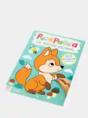 Белый раскраска для малышей, формат А4