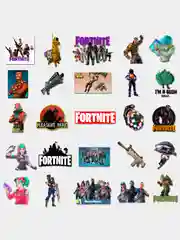 Стикерпак "Фортнайт" (Fortnite), 50 штук