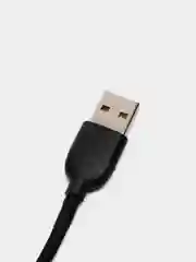 Черный магнитный кабель угловой с быстрой зарядкой 3А для телефона Lightning / micro-USB / Type-C