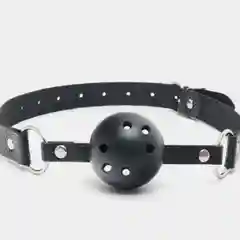 Черный кляп для интимных игр БДСМ