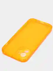 Оранжевый чехол силиконовый iPhone 11/12/12pro/12mini/13/13pro/13/mini/13pro max, с защитой камеры