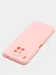 Розовый чехол силиконовый, матовый на Honor 50/50lite