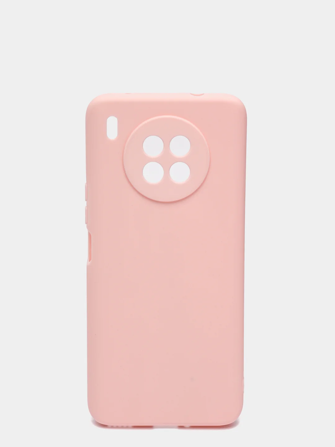 Розовый чехол силиконовый, матовый на Honor 50/50lite