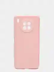 Розовый чехол силиконовый, матовый на Honor 50/50lite