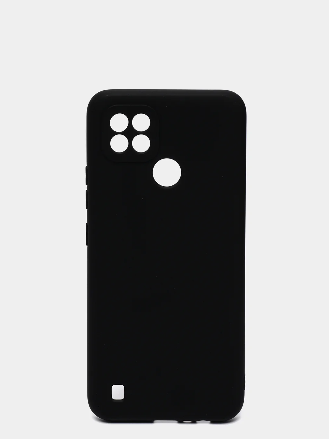 Черный чехол силиконовый на REALME 8/8pro/8i/C21/C21Y/C3/C11(2021)