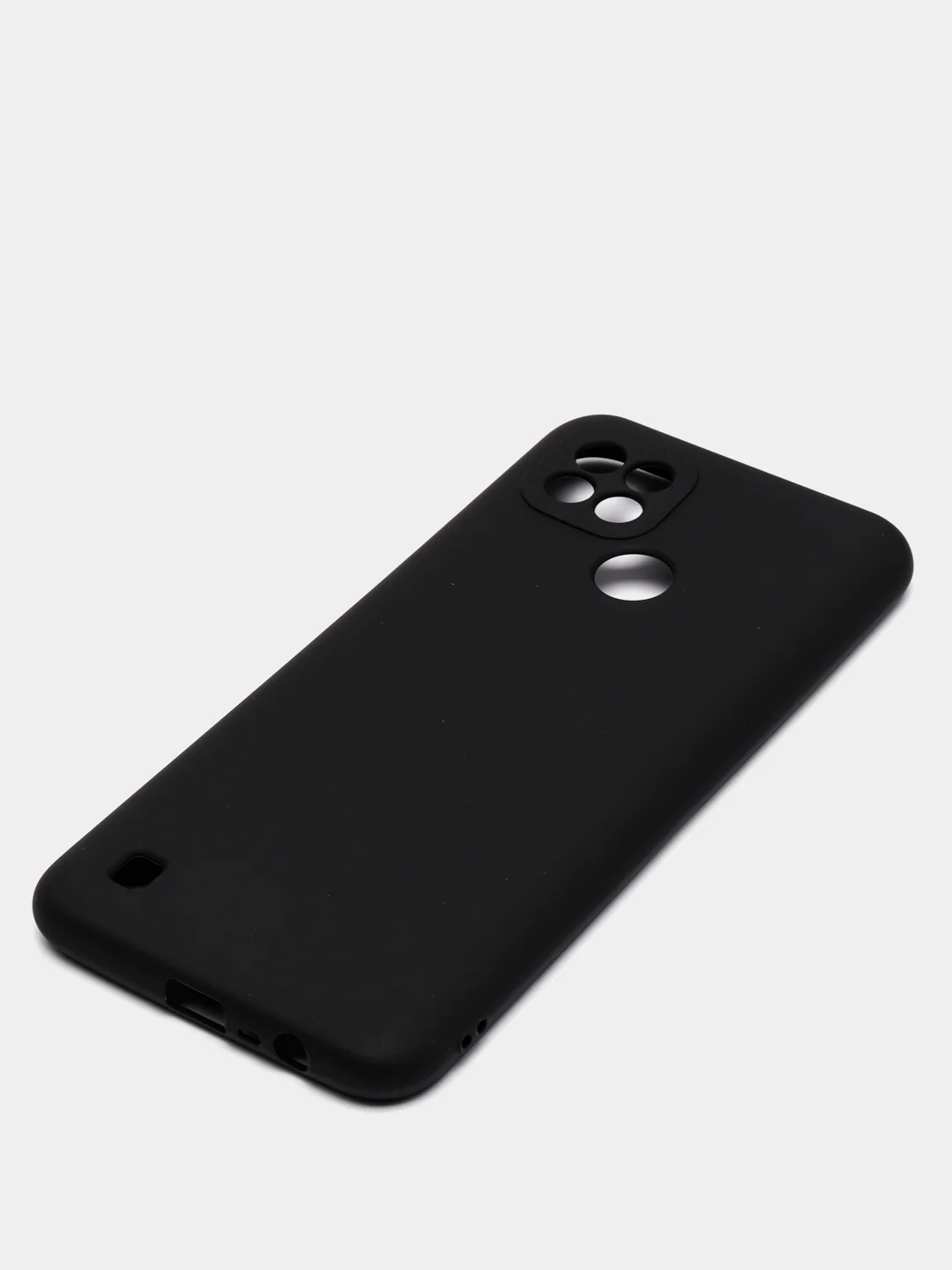 Черный чехол силиконовый на REALME 8/8pro/8i/C21/C21Y/C3/C11(2021)