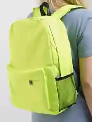 Салатовый универсальный рюкзак портфель мужской женский детский школьный