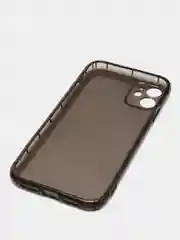Черный чехол силиконовый iPhone 11/12/12pro/12mini/13/13pro/13/mini/13pro max, с защитой камеры