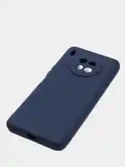 Темно-синий чехол силиконовый, матовый на Honor 50/50lite