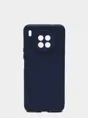 Темно-синий чехол силиконовый, матовый на Honor 50/50lite
