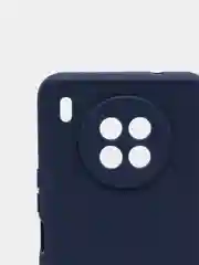 Темно-синий чехол силиконовый, матовый на Honor 50/50lite