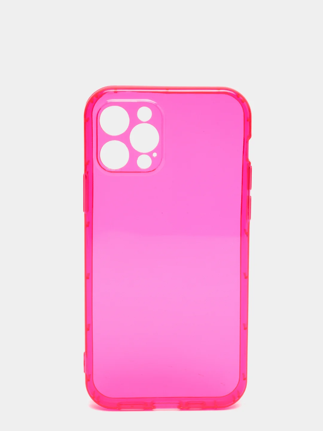 Розовый чехол силиконовый iPhone 11/12/12pro/12mini/13/13pro/13/mini/13pro max, с защитой камеры