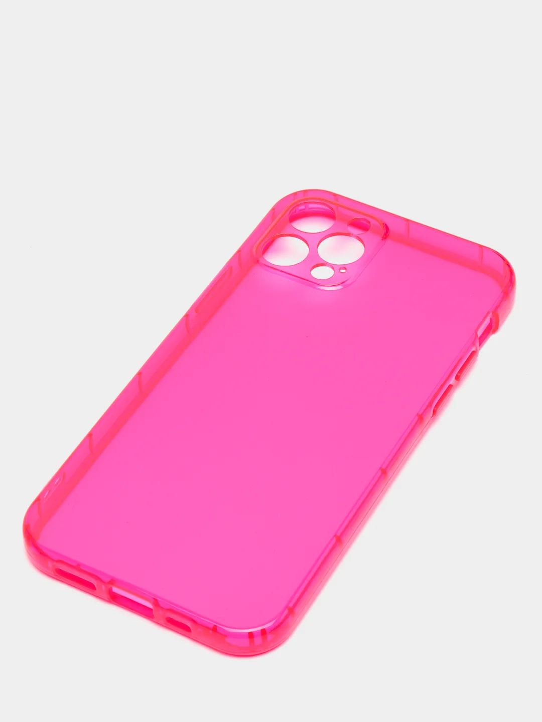 Розовый чехол силиконовый iPhone 11/12/12pro/12mini/13/13pro/13/mini/13pro max, с защитой камеры
