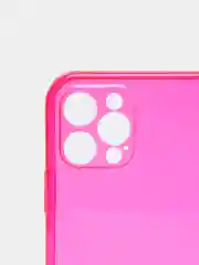 Розовый чехол силиконовый iPhone 11/12/12pro/12mini/13/13pro/13/mini/13pro max, с защитой камеры