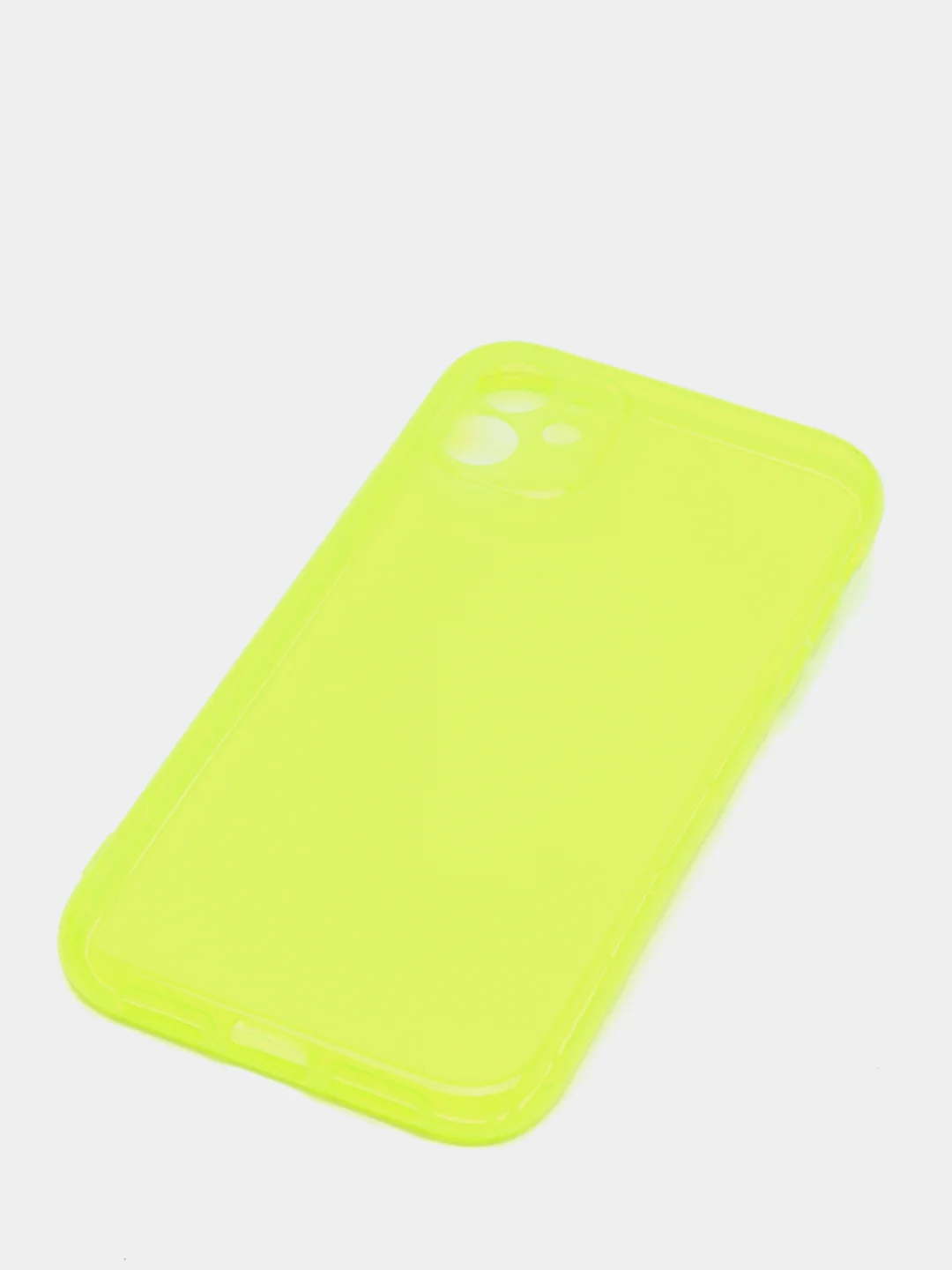 Желтый чехол силиконовый iPhone 11/12/12pro/12mini/13/13pro/13/mini/13pro max, с защитой камеры