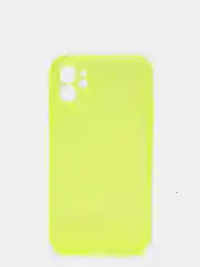 Желтый чехол силиконовый iPhone 11/12/12pro/12mini/13/13pro/13/mini/13pro max, с защитой камеры