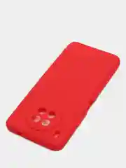 Красный чехол силиконовый, матовый на Honor 50/50lite