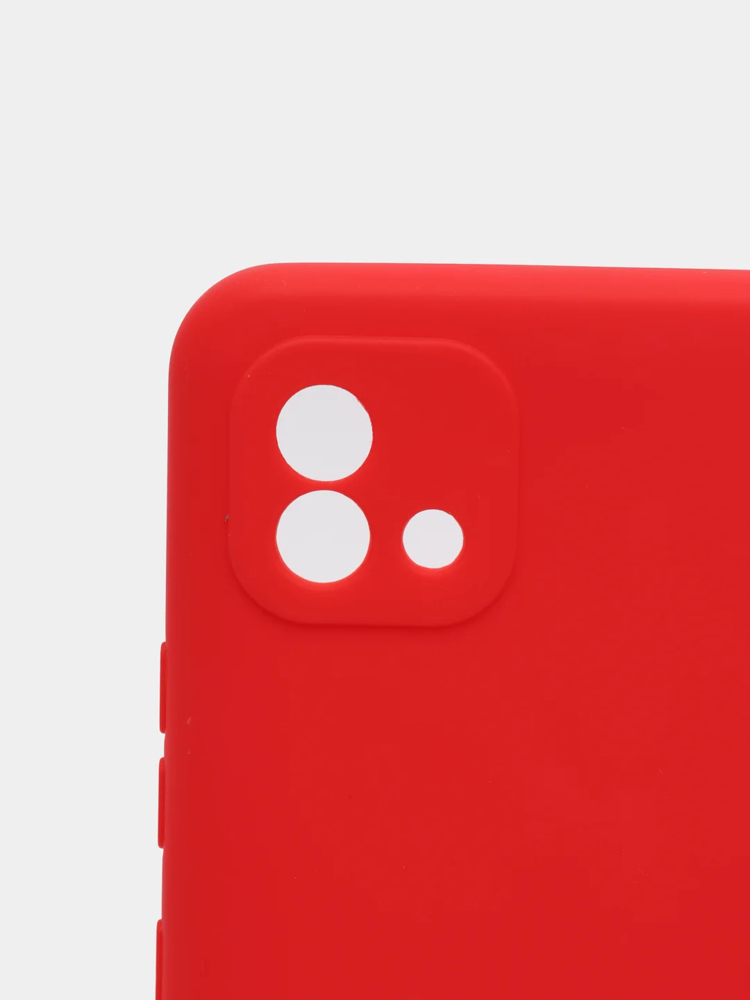 Красный чехол силиконовый на REALME 8/8pro/8i/C21/C21Y/C3/C11(2021)
