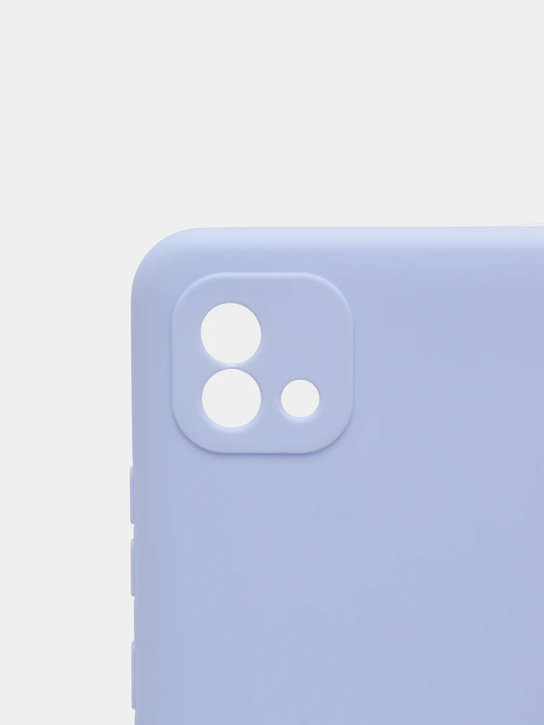 Сиреневый чехол силиконовый на REALME 8/8pro/8i/C21/C21Y/C3/C11(2021)