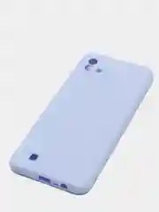Сиреневый чехол силиконовый на REALME 8/8pro/8i/C21/C21Y/C3/C11(2021)