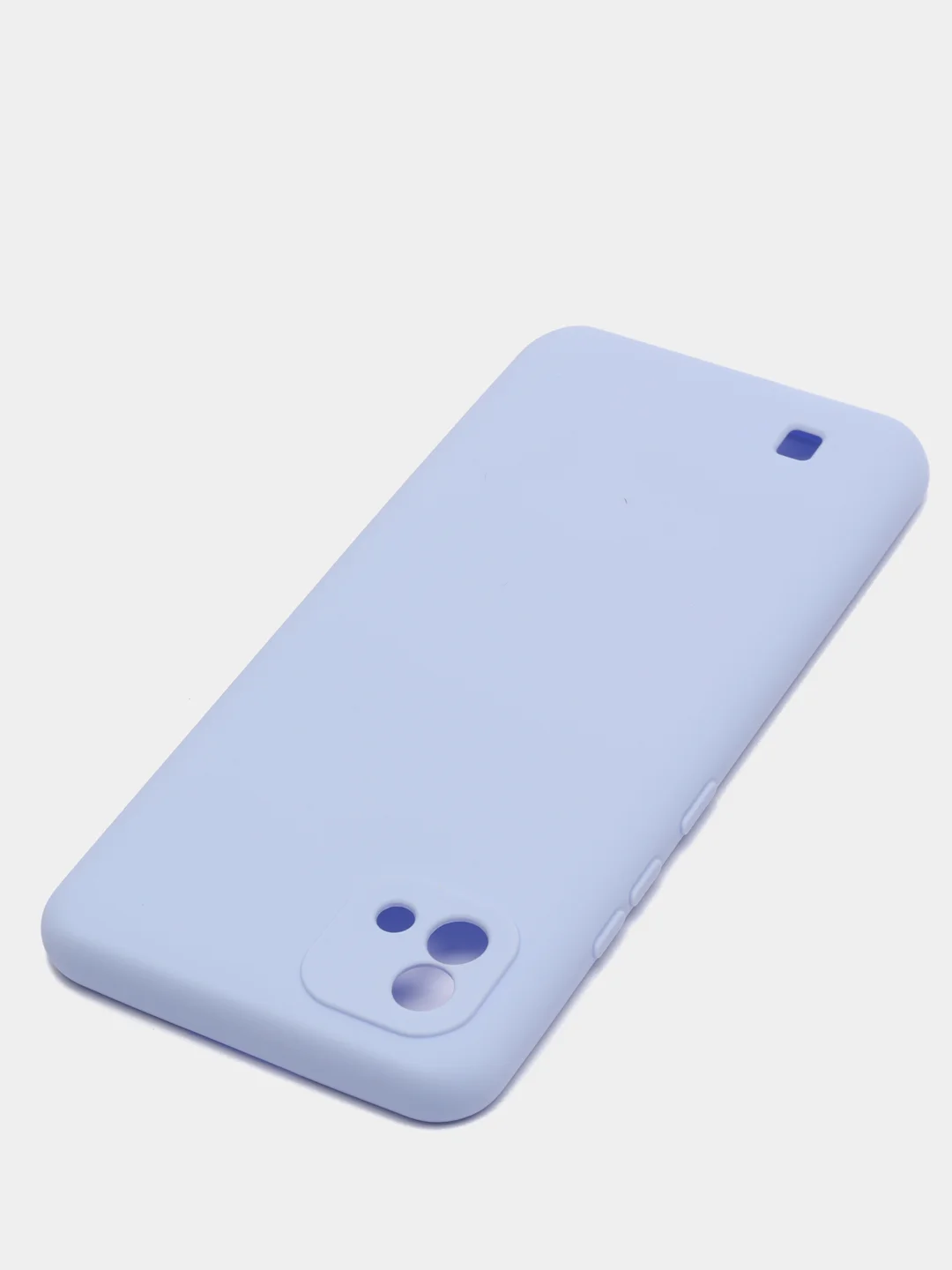 Сиреневый чехол силиконовый на REALME 8/8pro/8i/C21/C21Y/C3/C11(2021)