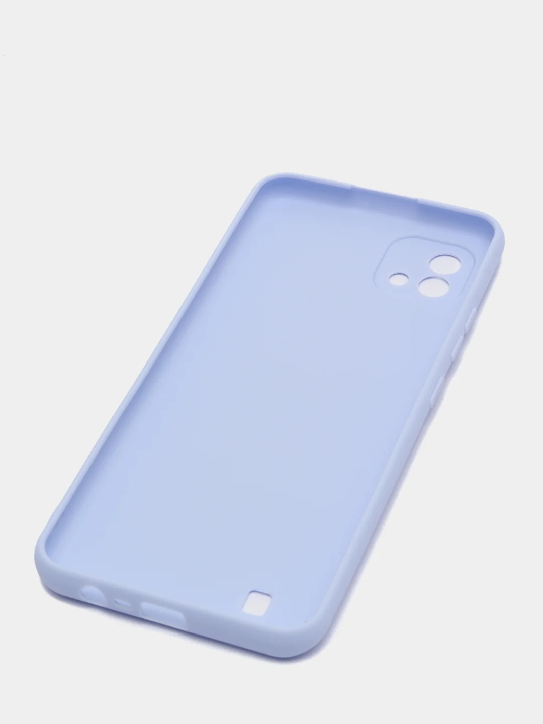 Сиреневый чехол силиконовый на REALME 8/8pro/8i/C21/C21Y/C3/C11(2021)