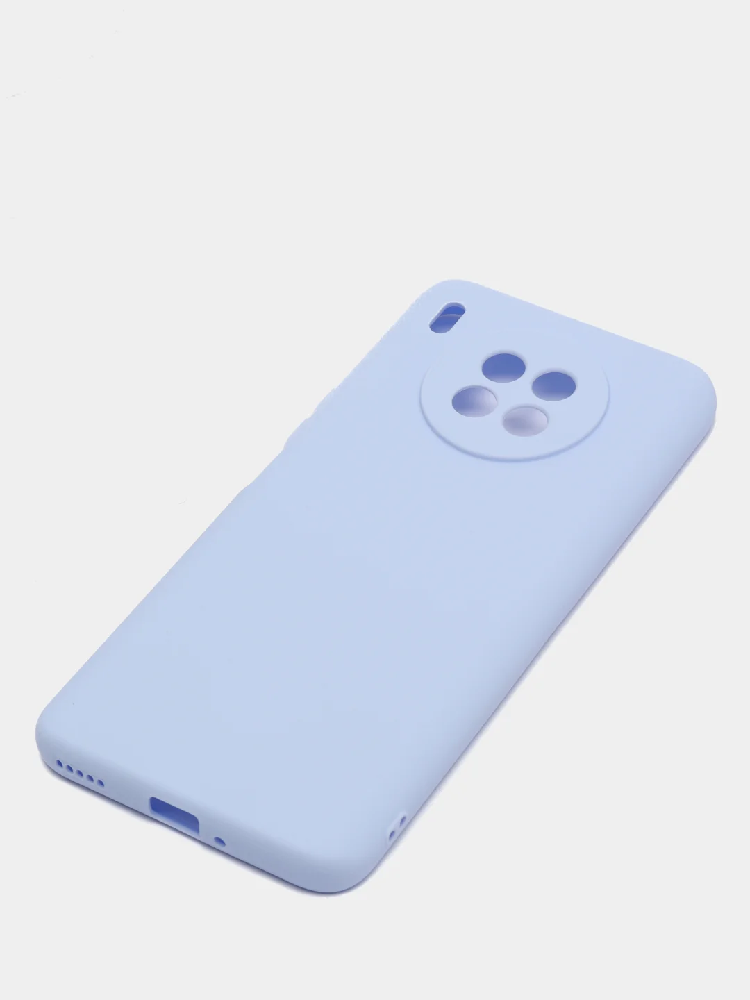 Сиреневый чехол силиконовый, матовый на Honor 50/50lite