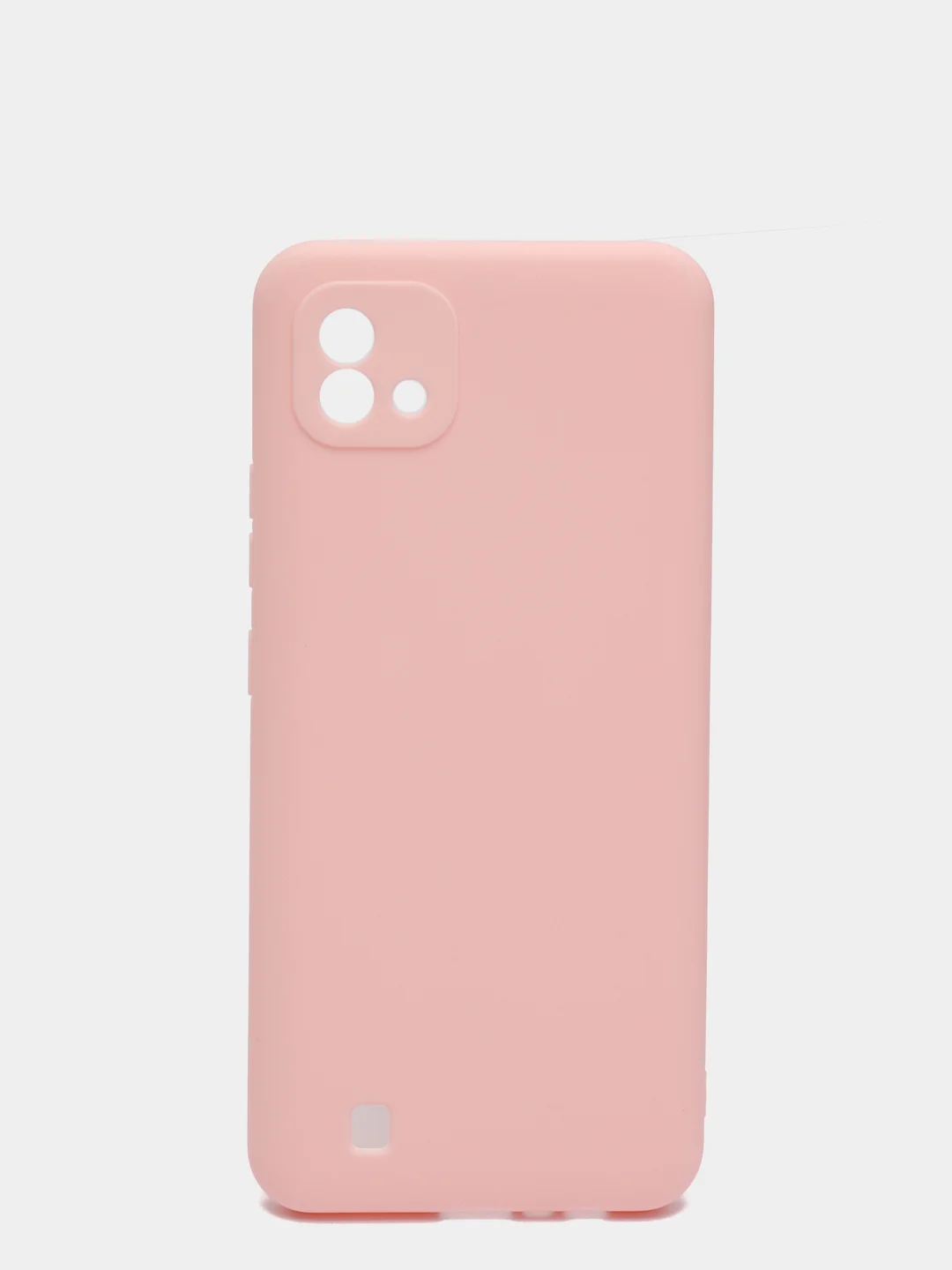 Розовый чехол силиконовый на REALME 8/8pro/8i/C21/C21Y/C3/C11(2021)