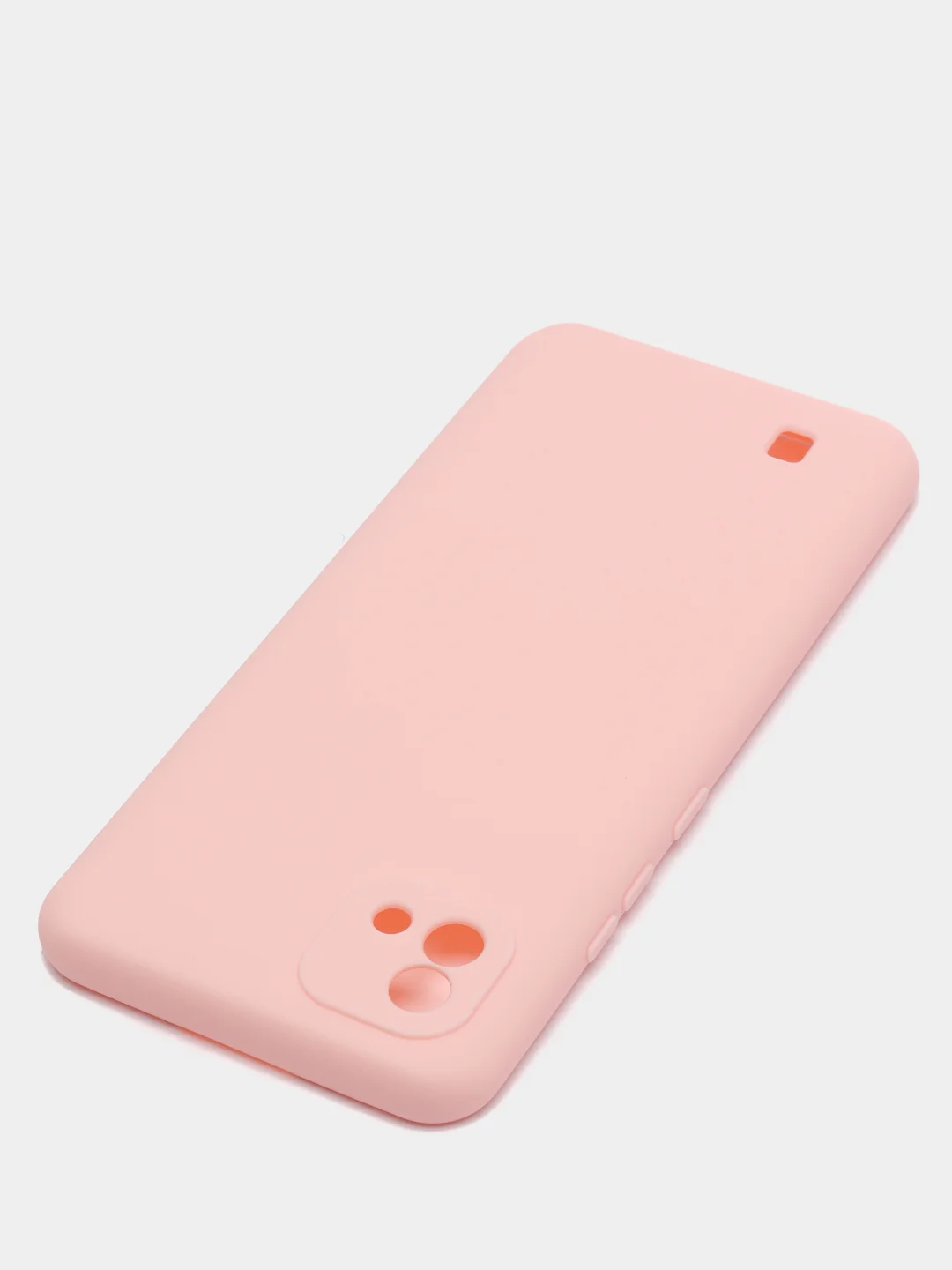 Розовый чехол силиконовый на REALME 8/8pro/8i/C21/C21Y/C3/C11(2021)