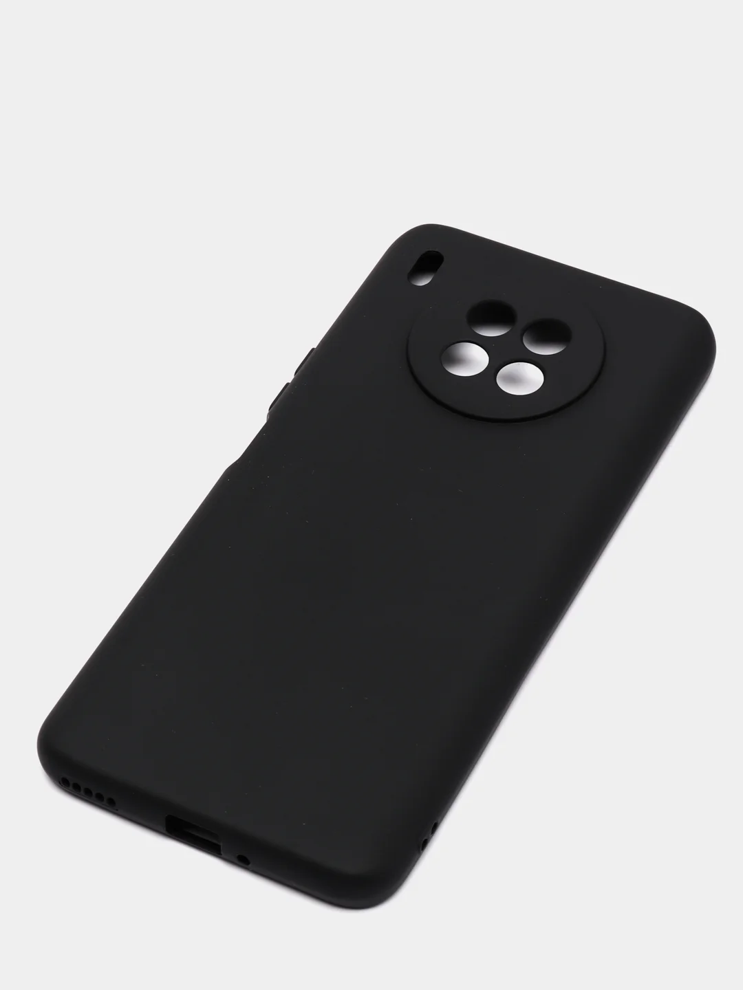 Черный чехол силиконовый, матовый на Honor 50/50lite