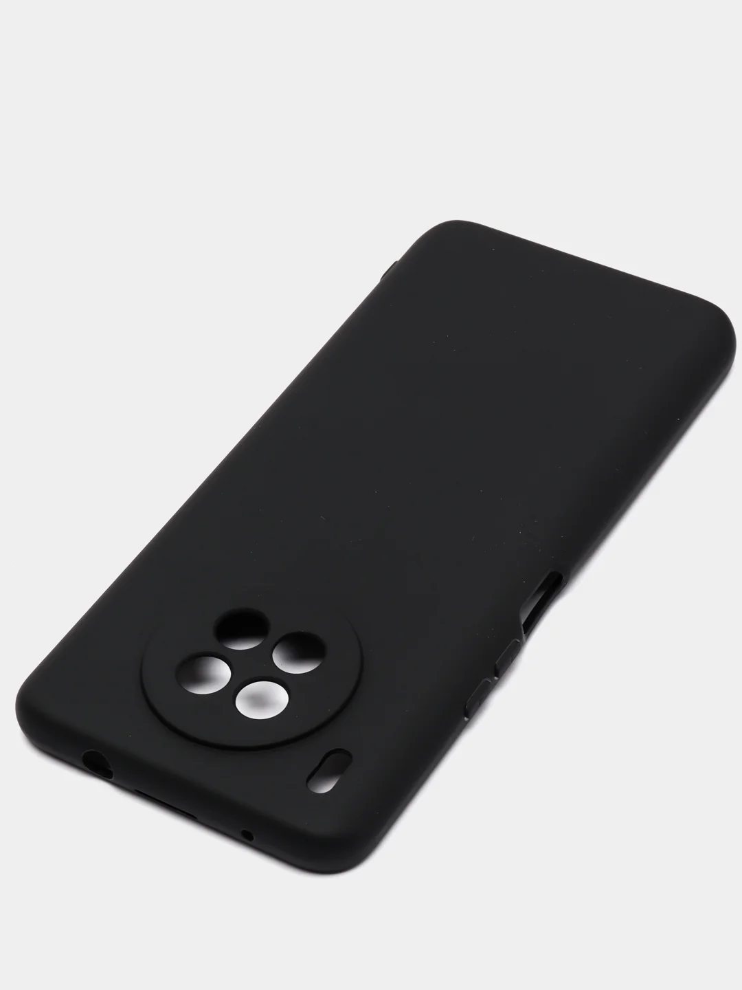 Черный чехол силиконовый, матовый на Honor 50/50lite