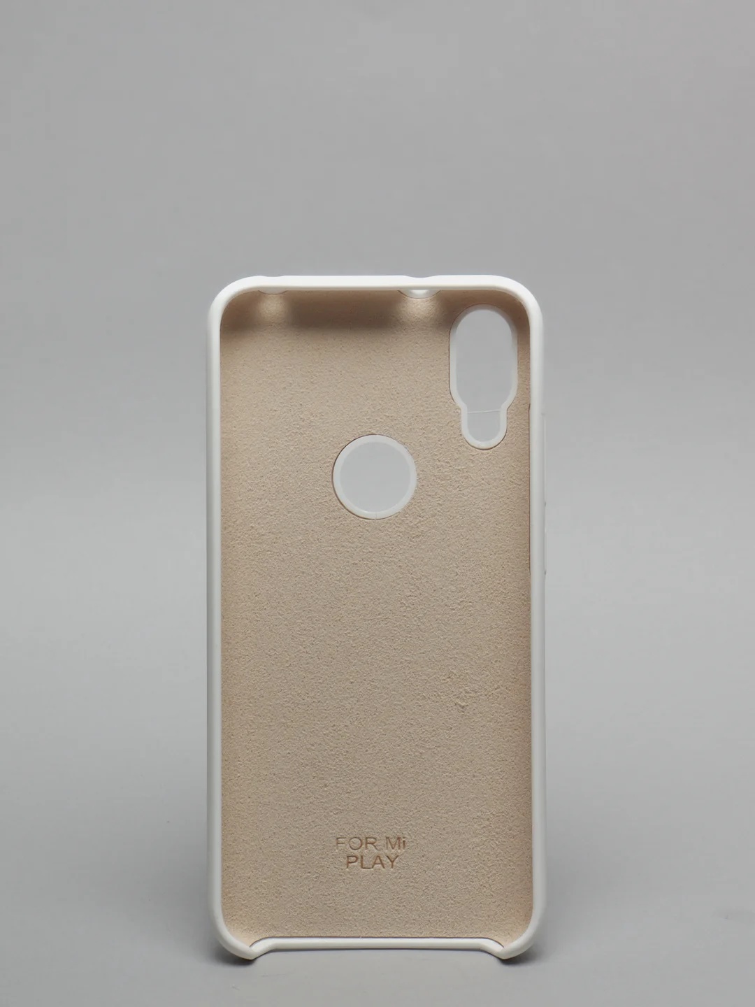 Белый чехол Xiaomi Mi Play, Сяоми Ми Плей силиконовый Silicone case