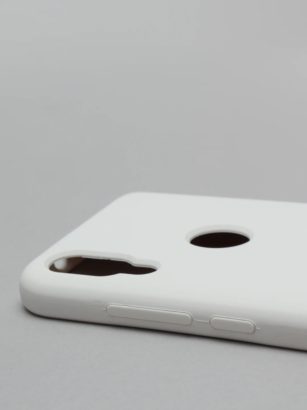 Белый чехол Xiaomi Mi Play, Сяоми Ми Плей силиконовый Silicone case