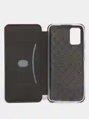Багровый чехол-книжка Samsung Galaxy A03S (Самсунг Галакси А03С)