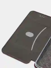 Багровый чехол-книжка Samsung Galaxy A03S (Самсунг Галакси А03С)