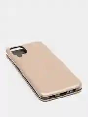 Золотой чехол-книжка для Samsung Galaxy A22 / M32 / M22