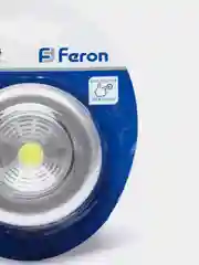 Светодиодный светильник-кнопка Feron FN1204, серебро, 1 штука