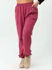 Бордовый утеплённые брюки женские Zarka