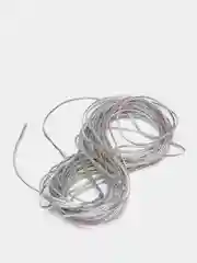 Серебряный шнур декоративный 5/10м