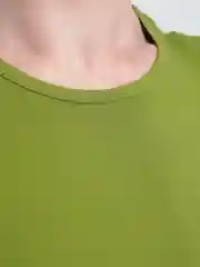 Лесной зеленый футболка мужская, стрейч
