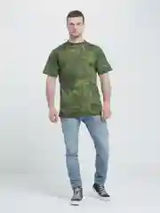 Зеленый футболка мужская