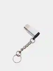 Серебряный переходник с micro-USB на Type-c