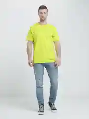 Лайм футболка однотонная, мужская, хлопок