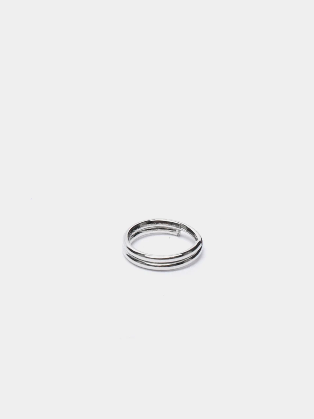 Серебряный кольцо соединительное, витое, 30 штук