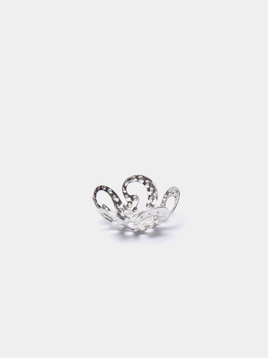 Серый шапочки для бусин 10,20,30,50 и 100шт, фурнитура для бижутерии