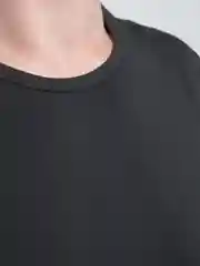 Черный футболка мужская, стрейч