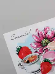 Розовый открытка мини "На каждый день", 8 х 8 см, к подарку