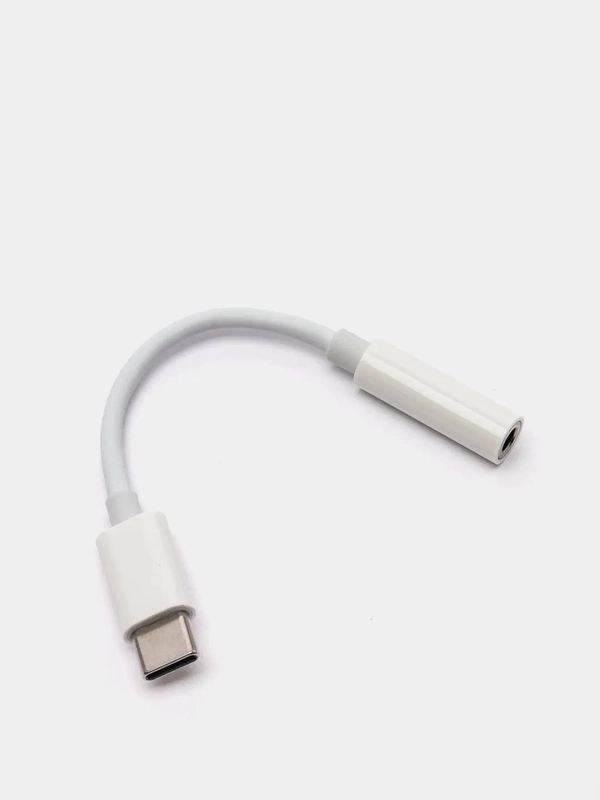 Aux адаптер переходник аудио конвертер (Type-C/3.5mm jack aux)