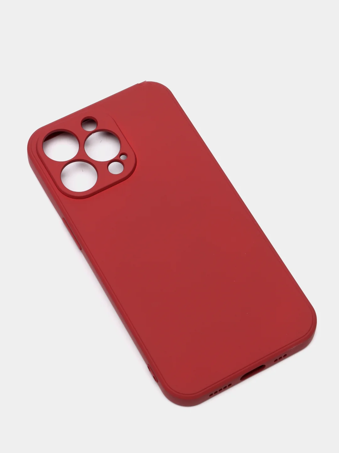 Бордовый чехол с защитой камеры и мягкой подкладкой для iPhone 13 / 13 Pro / 12 Pro, 12 Pro Max, 11